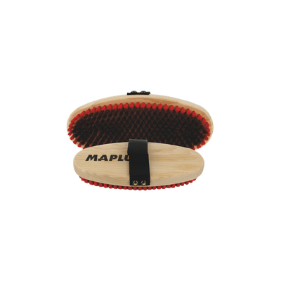 SPAZZOLA MANUALE OVALE IN OTTONE MORBIDO