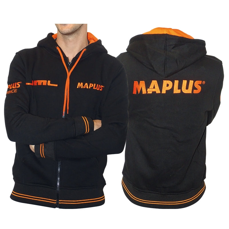 MAPLUS SWEATSHIRT black/orange