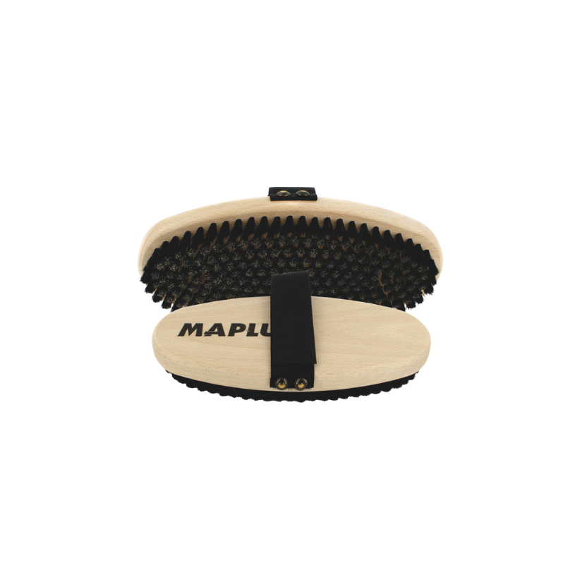 HARD HORSEHAIR OVAL HAND BRUSH