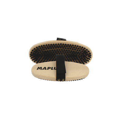 SPAZZOLA MANUALE OVALE IN CRINE MORBIDO