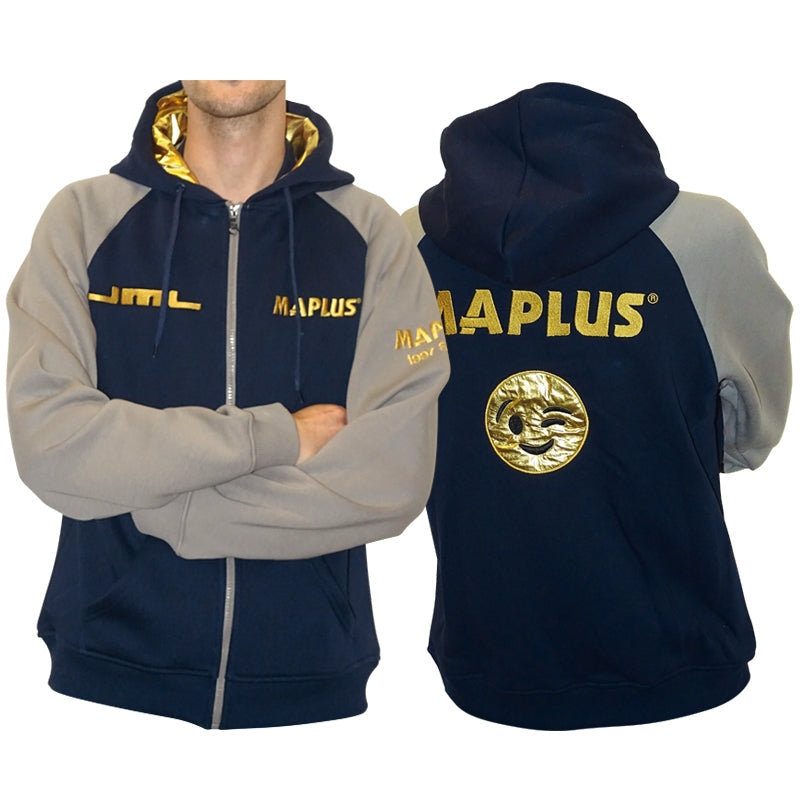 MAPLUS SWEATSHIRT in blue/gold
